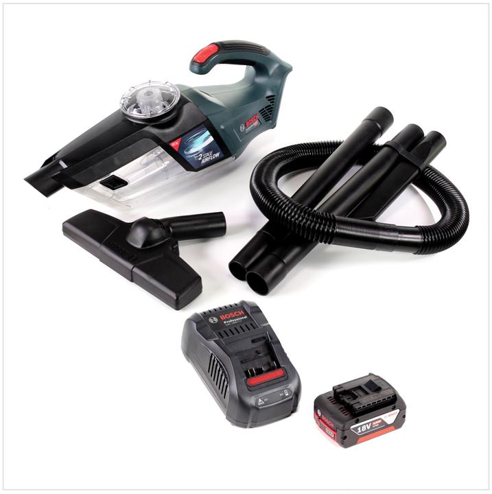 Actual product image Bosch Professional Bosch GAS 18V-1 Professional Cordless Vacuum Cleaner Li-Ion + 1x Battery 4.0 Ah + Charger GAL 1880