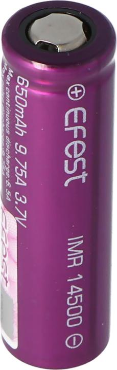 Efest IMR 14500 (Pluspol flach) (1 pcs., 14500, 650 mAh)