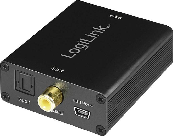 Actual product image LogiLink Coaxial and Toslink Adapter (Digital -> Analog)