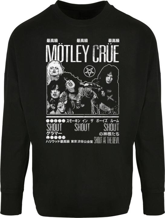 Merchcode Motley Crue - Tokyo Shout Oversized Cut On Sleeve Longsleeve - 114015