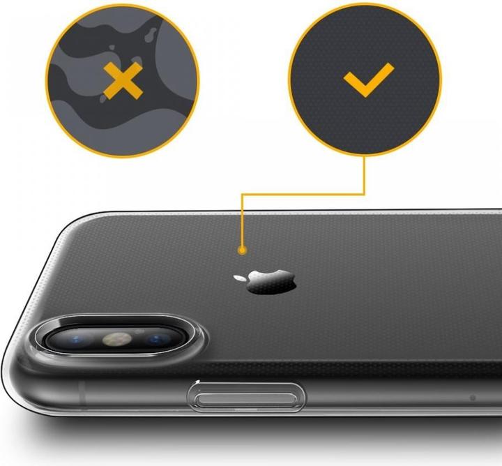 Image du produit Screenguard Apple iPhone X Étui souple en TPU transparent (Apple iPhone X)