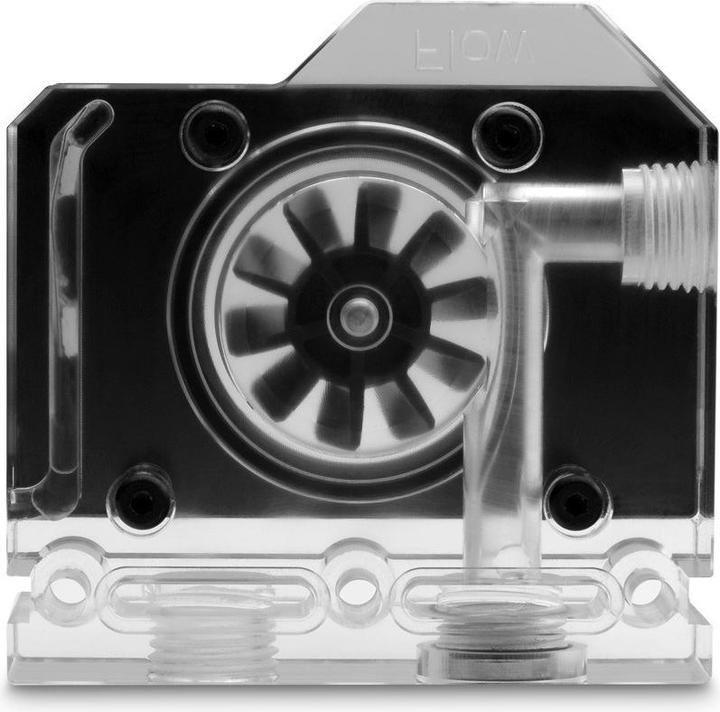 Immagine prodotto EKWB EK-Quantum Scalar Flowmeter Top-To-Bottom D-RGB