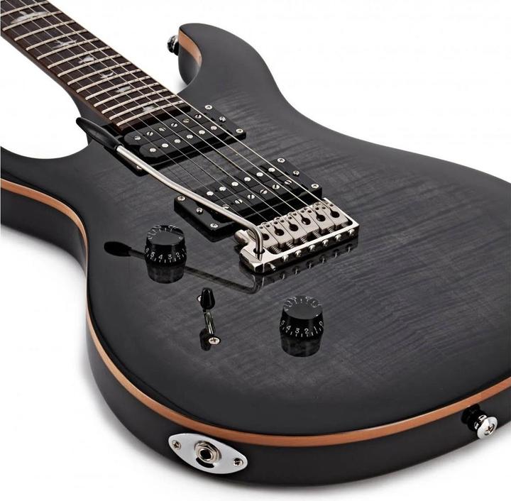 Actual product image PRS SE Custom 24 "Floyd" Lefty (Electric guitar, Mahogany (body), Maple (neck), Ebony (fingerboard))