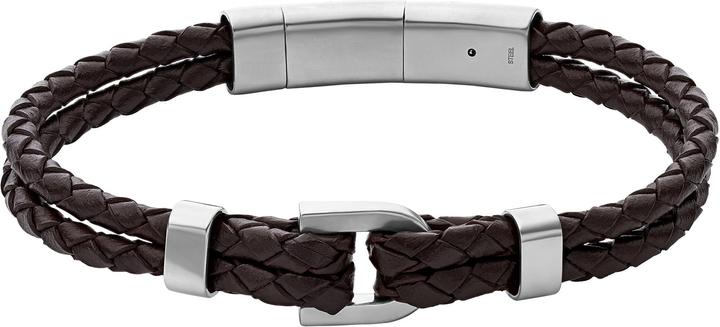 Fossil Vintage Casual (18 cm, Edelstahl, Leder)