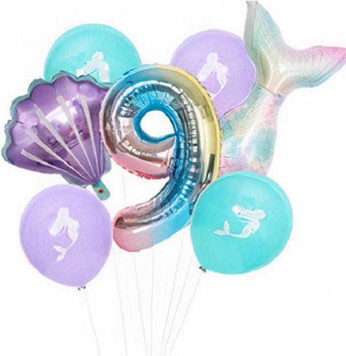Actual product image Balloon Set - Mermaid - 9