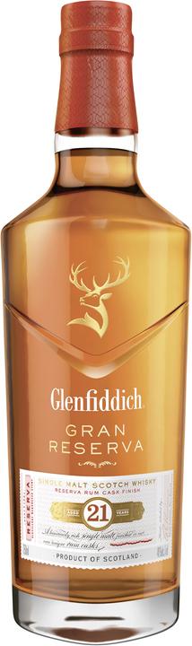 Image du produit Glenfiddich 21 ans Gran Reserva (Single Malt, Scotch Whisky, 1 x 70 cl)