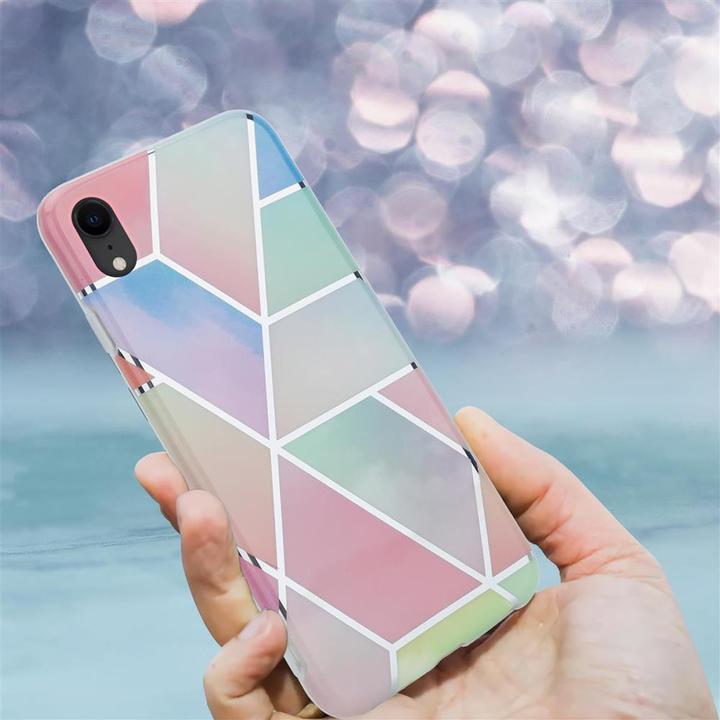Produktbild Cadorabo IMD TPU Bunter Marmor Cover (Apple iPhone XR)