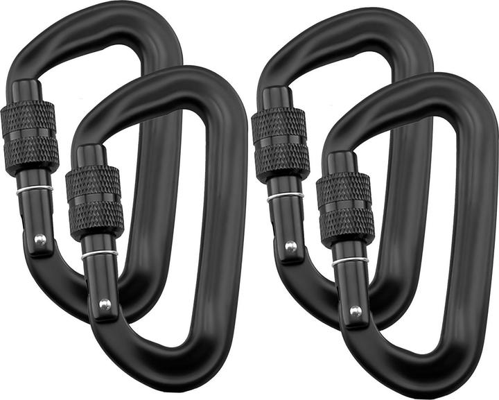 Intirilife 4er Set Schwerlast Karabiner