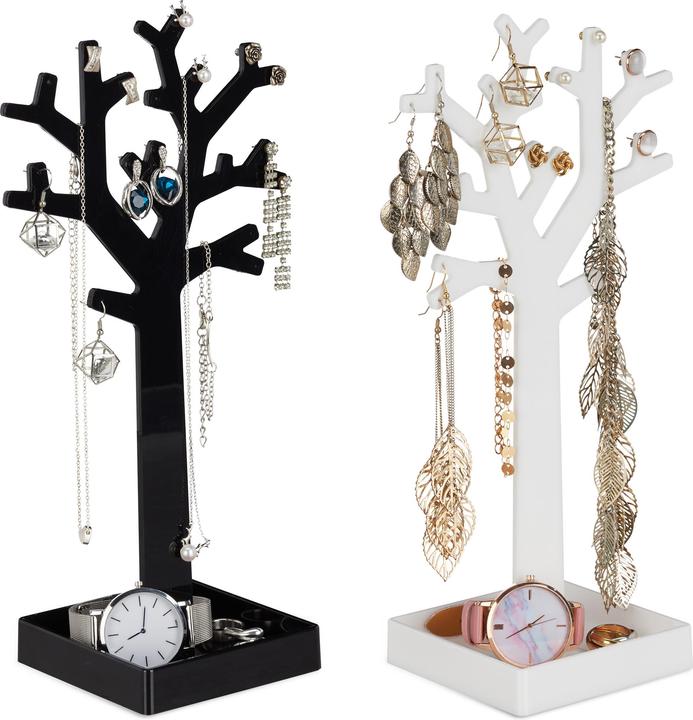 Actual product image Relaxdays Jewellery Tree Set of 2