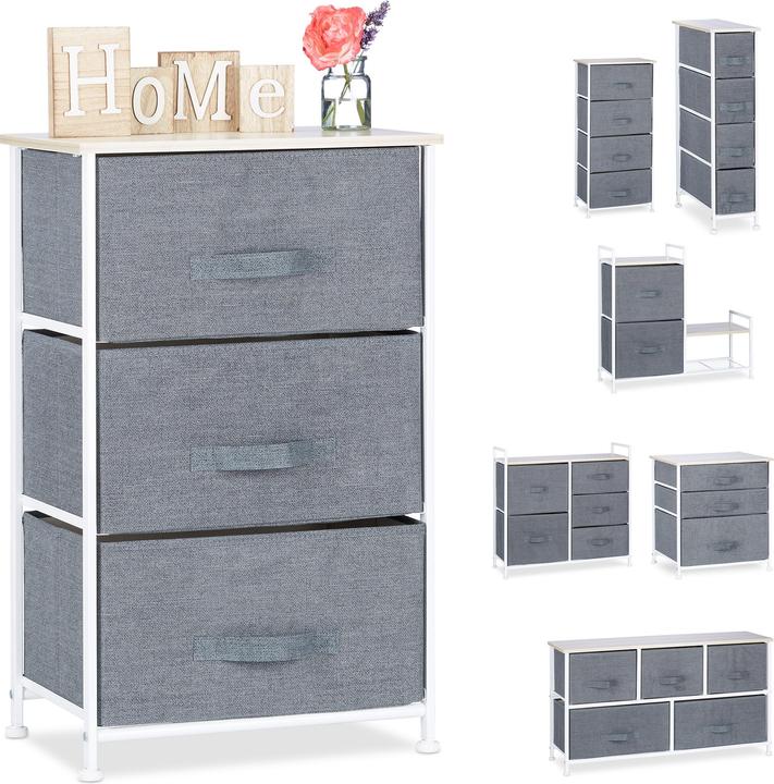 Actual product image Relaxdays Shelving System in Various Versions