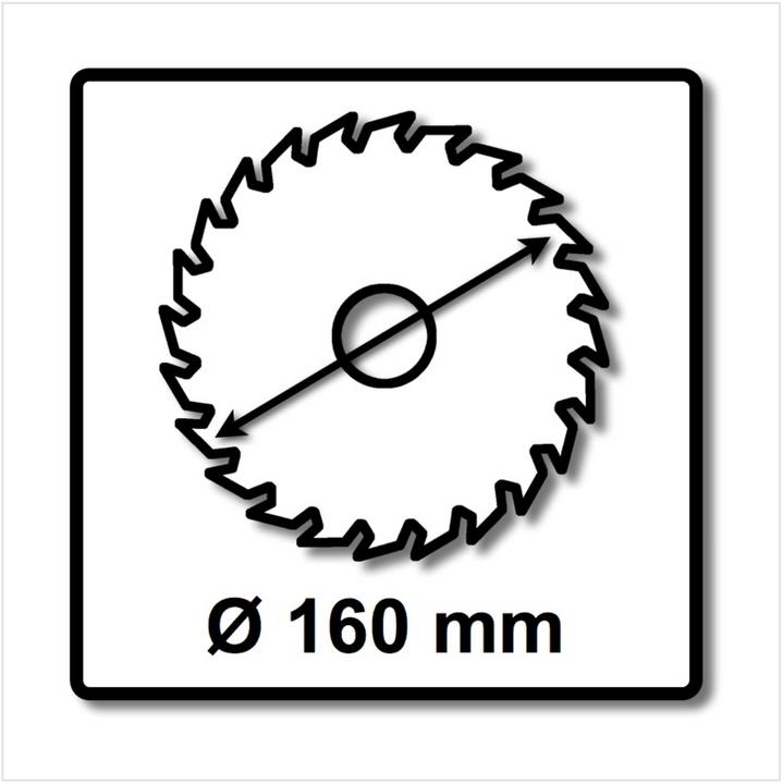 Produktbild Bosch Professional Zubehör Kreissägeblatt Expert for Wood, 160 x 20 x 2,2 mm, 48