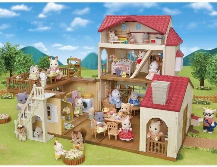 Actual product image Epoch A country house with a red roof
