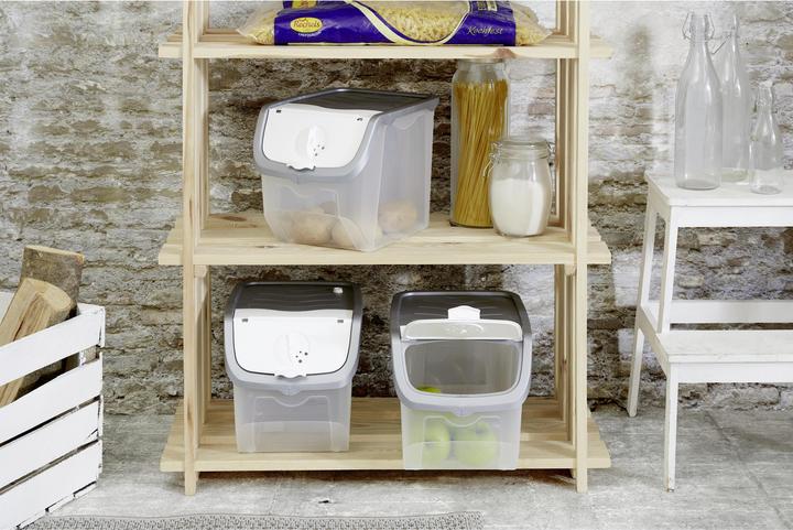 Image du produit HomeZone Boîte avec couvercle à charnière Jan (12 l)