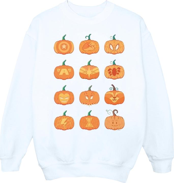 Actual product image Mens Avengers Halloween Pumpkin Sweatshirt (L)