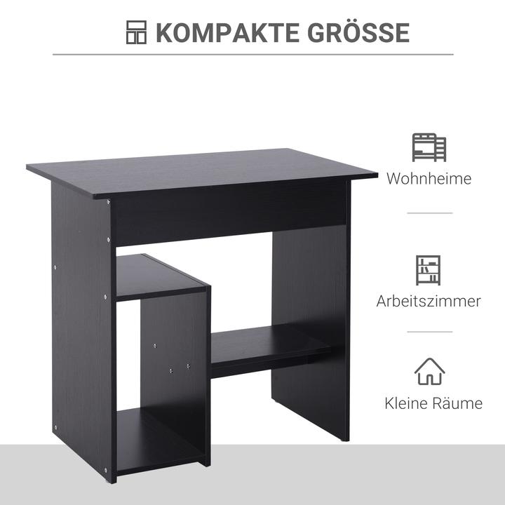 Immagine prodotto Homcom Tavolo da computer con piano tastiera allungabile (80 x 45 x 75 cm)