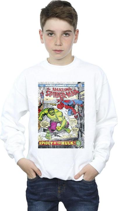 Immagine prodotto Spider-Man VS Hulk Cover Felpa Ragazzi (140, 146)