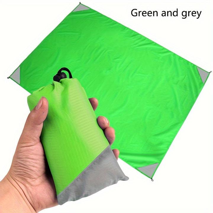 Actual product image Alopini 1 Stück Outdoor-Campingmatte, Picknickmatte und Strandmatte mit Kordelzugtaschen, superleicht und