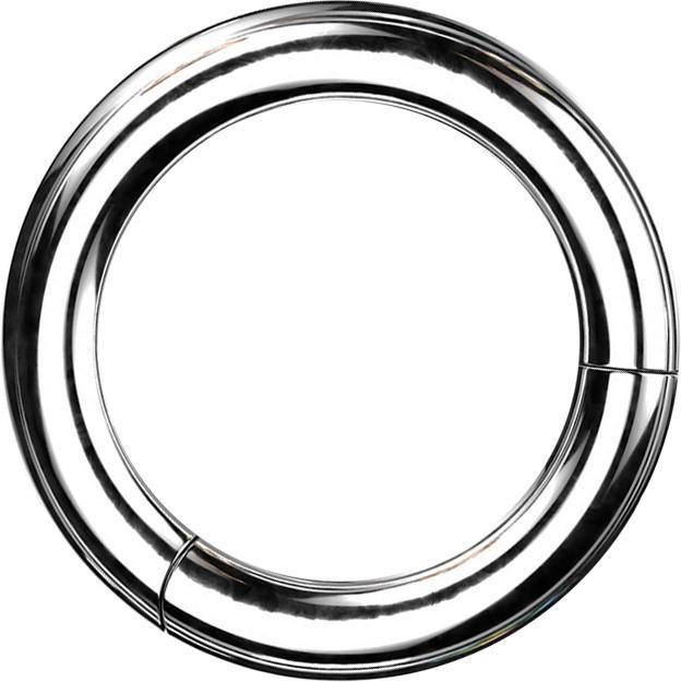 Star Piercing Segmentring klappbar silber (ohne Messing, Titan G23)