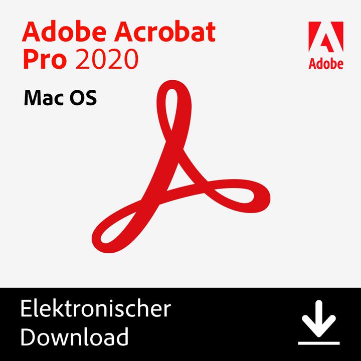 Adobe Acrobat Pro 2020 (1 Utilisateur, 1 Périphériques/Utilisateurs, Illimité)