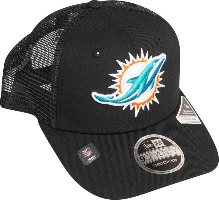 Immagine prodotto New Era 9Seventy Stretch-Snap Trucker Cap - Miami Dolphins