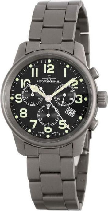 Produktbild Zeno-Watch Basel Pilot Classic Titanium 7530Q-a1M Chrono (Chronograph, 40 mm)