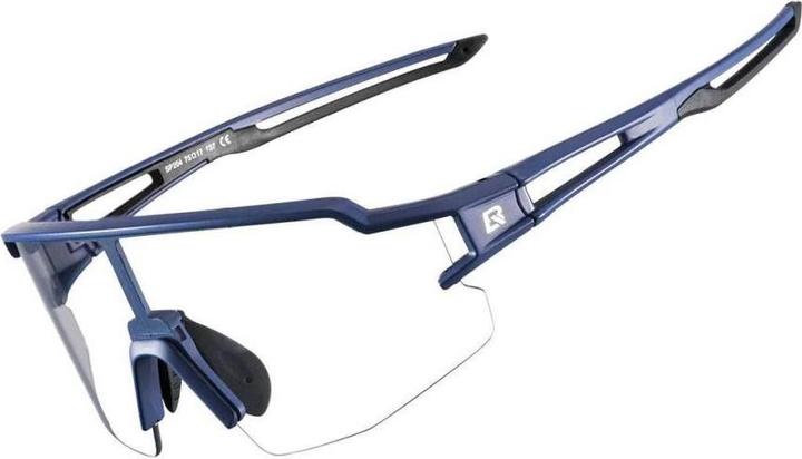 Actual product image Rockbros 10174 photochromic UV400 cycling glasses - blue (Blue)