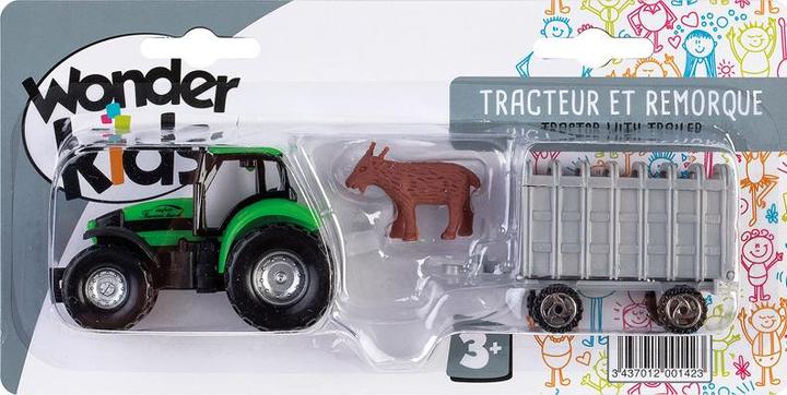 Winfun TRAKTOR + ANHÄNGER AUS METALL - Zufälliges Modell