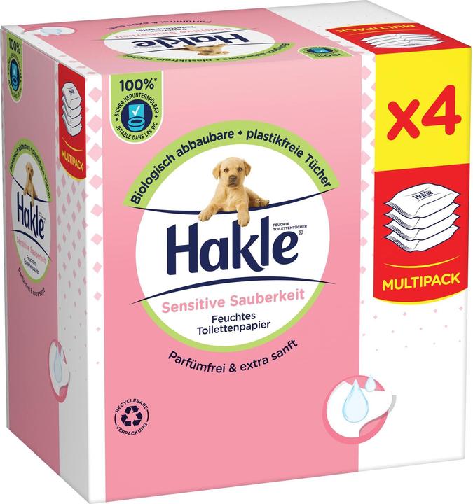 Hakle Sensitive Sauberkeit (168 Stück)
