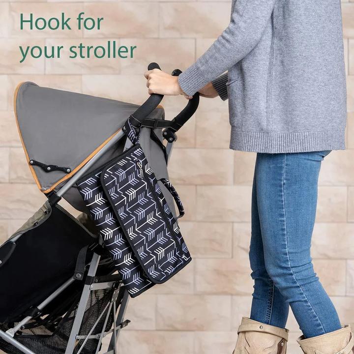 Actual product image Activity Board Portable changing mat for newborns Pushchair nappy bag One-hand changing mat for babies