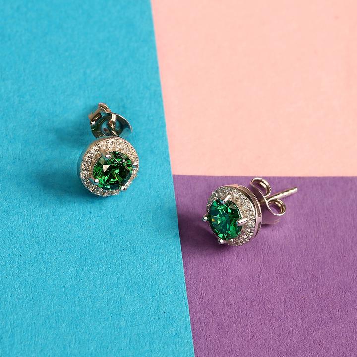 Produktbild La Petite Story Elegant silver earrings with green zircons Silver LPS01AWV03 (925er Silber)