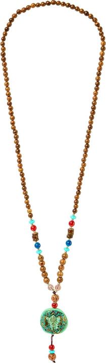 Produktbild Joe Browns Elephant Pendant Boho Necklace (Baumwolle, Kokosnuss, Keramik, Brass, Glas, Zink-Verbundmaterial)