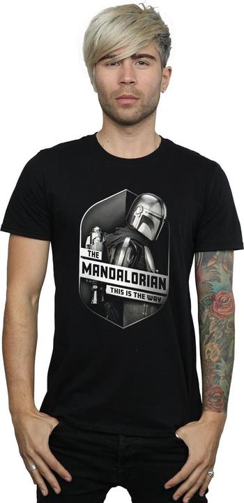 Produktbild Star Wars The Mandalorian This Way Mando Shield TShirt (3XL)