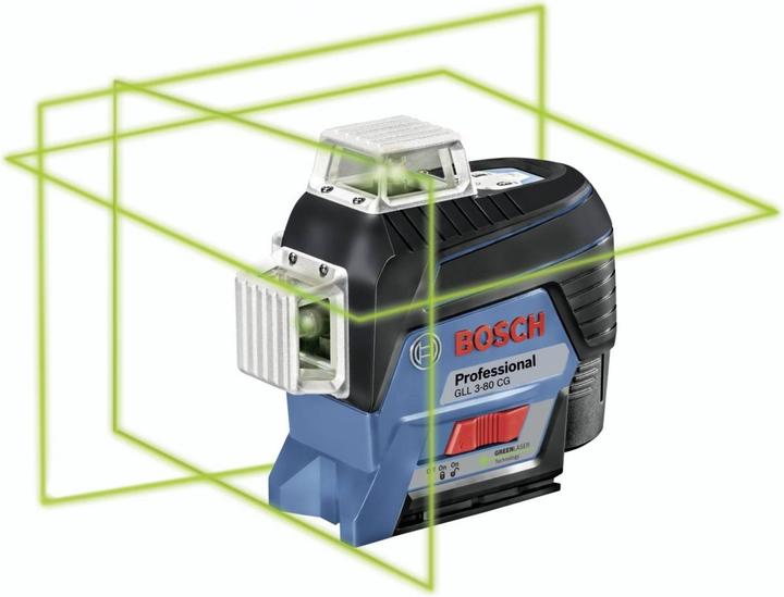 Lijnlaser, L-BOXX 136, Universele beugel BM 1 Professional, Laser richtplaat, Snellader GAL 12V 2.0Ah, Batterij GBA 12V 2.0Ah