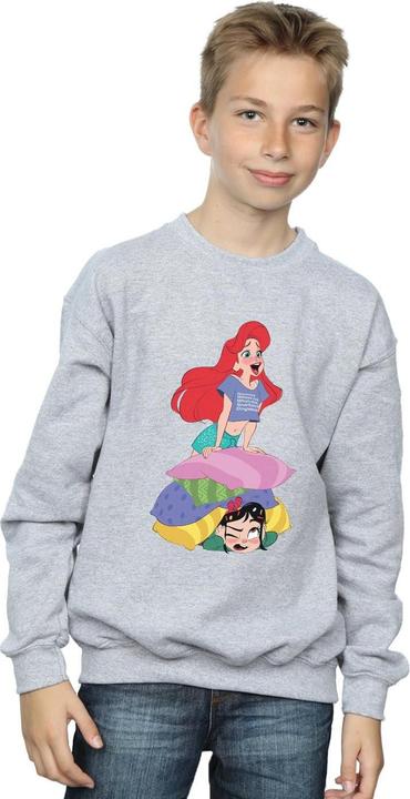 Actual product image Disney Boys Wreck It Ralph Ariel And Vanellope Sweatshirt (128)