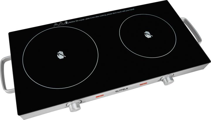 Produktbild Gutfels Glaskeramik Doppel-Kochplatte