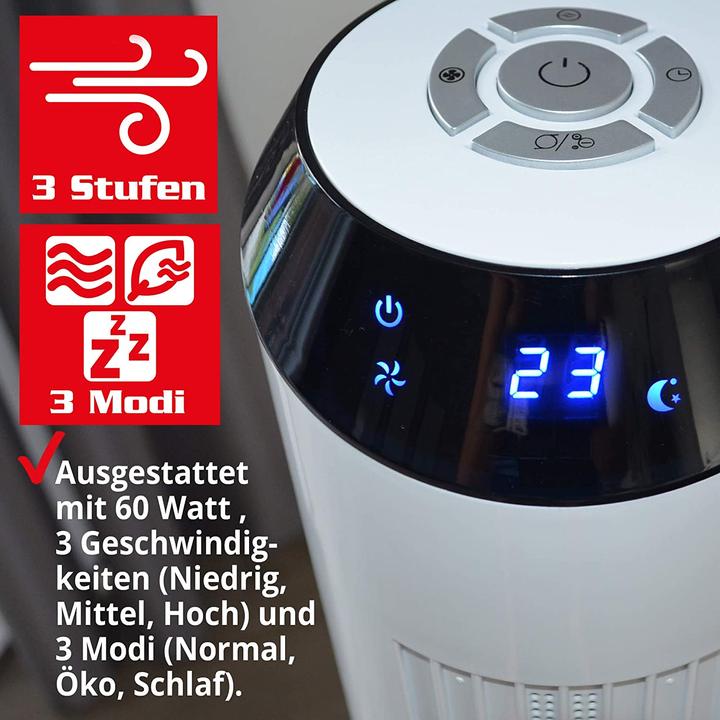 Image du produit Hecht Ventilateur de tour (50 dB)