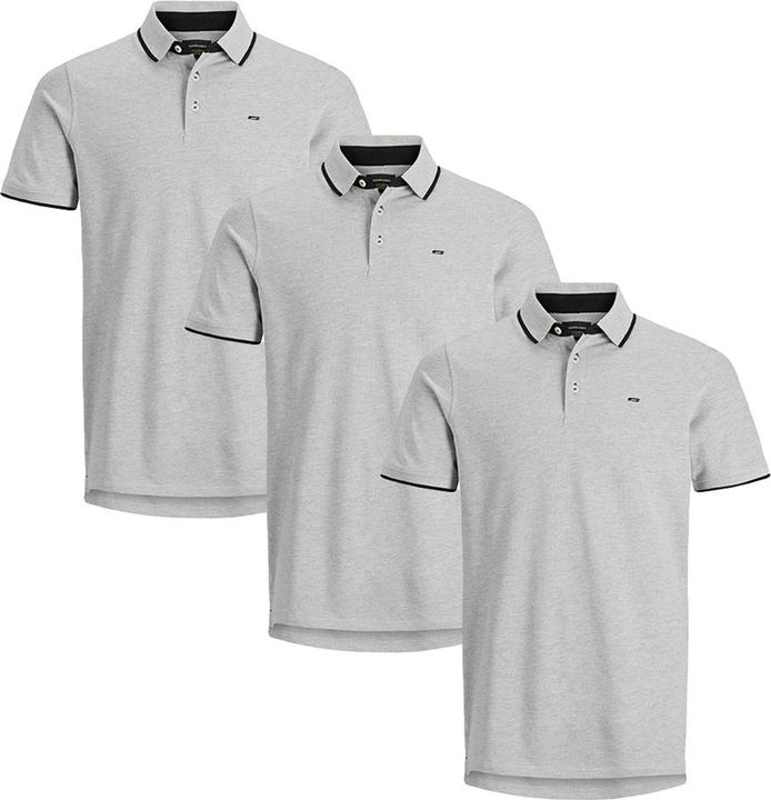 Produktbild Jack & Jones 3er Pack Paulos - Slim Fit Poloshirt (XXL)