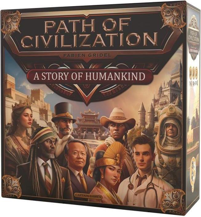 Actual product image Asmodée CAPD0003 - Path of Civilization, board game, for 1-5 players, from 14 years (DE edition) (German)