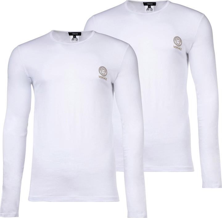 Image du produit Versace T-Shirt Bi-Pack Jersey Topeka Bi-Stretch Cotton Organic New Logo (M)