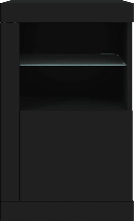 Image du produit VidaXL Armoire d'appoint avec lampes LED Noir (41 x 37 x 67 cm)