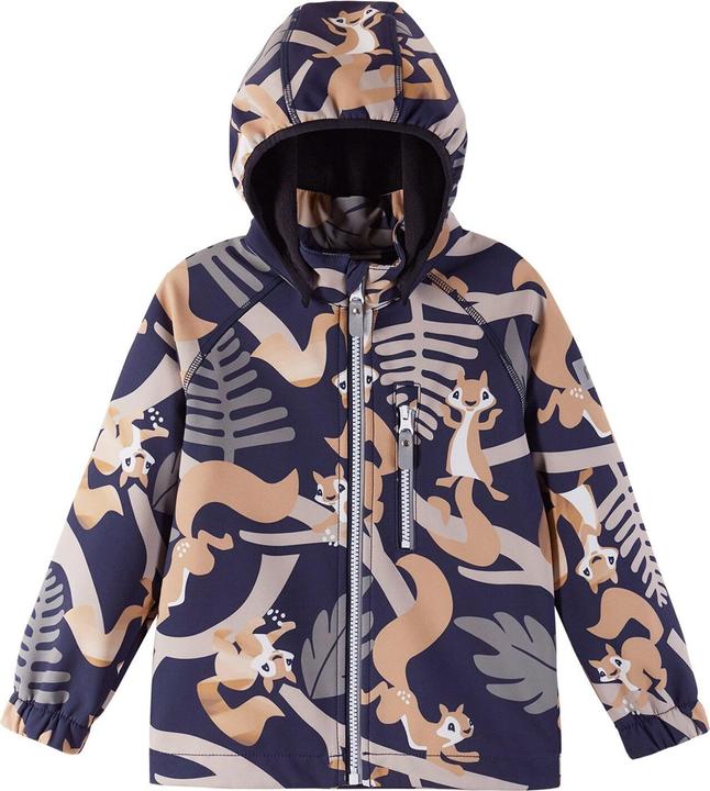Produktbild Reima Kinder Softshell Jacke Vantti Navy print (80)
