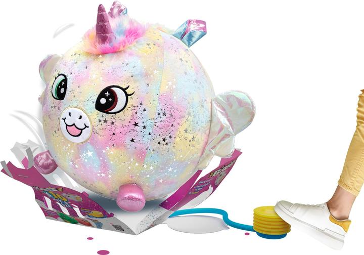 Produktbild Moose Biggies aufblasbares Einhorn-Regenbogen Plüschtier