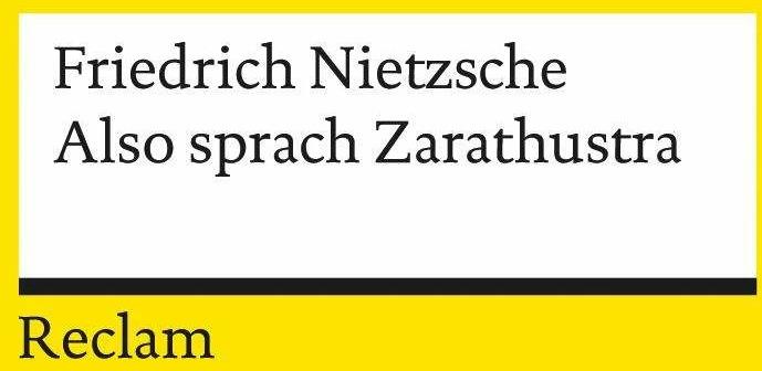 Produktbild Also sprach Zarathustra (Deutsch, Friedrich Nietzsche, 1992)