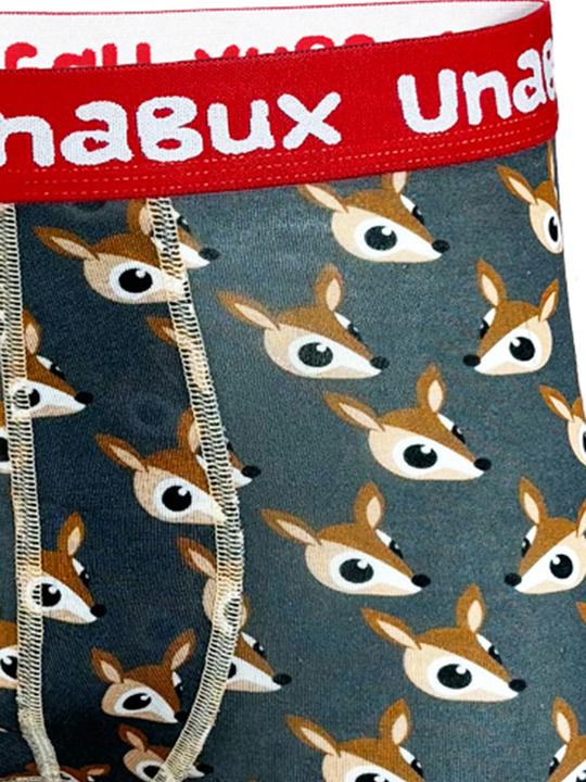 Immagine prodotto Unabux Boxer BLACK WHITE RABBIT (XL, Confezione singola)