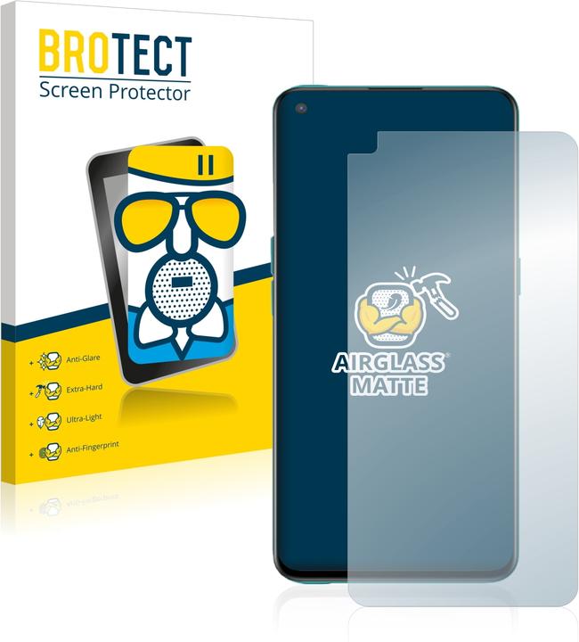 Actual product image BROTECT AirGlass Glass Matte (1 Piece, OnePlus North CE 5G)