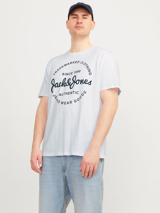Actual product image Jack & Jones Jjforest Tee Ss Crew Neck 5pk Mp Pls (3XL)