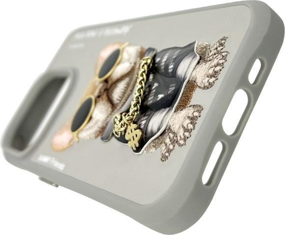 Produktbild Nimmy case iPhone 15 Pro Max 6.7" gray Glasses Cool Dog (Apple iPhone 15 Pro Max)