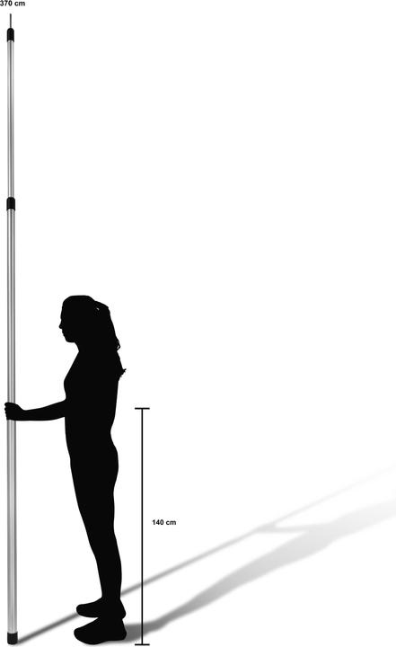 Image du produit Normani Teleskop-Zeltstange 140-370 cm Tento - 9687
