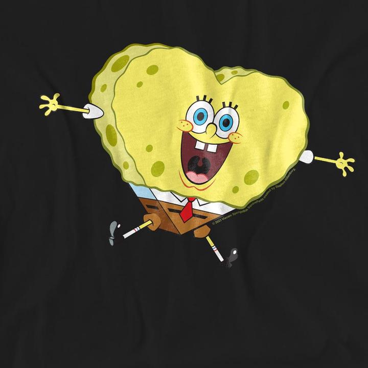 Produktbild Spongebob Squarepants HeartShaped TShirt Valentinstag (L)