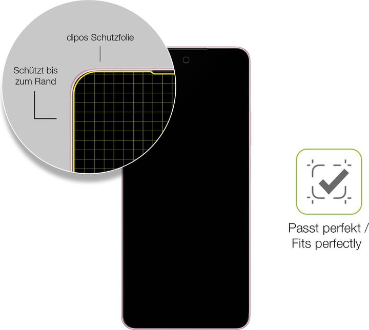 Immagine prodotto Dipos Full-Cover Pellicola Protettiva opaco (1 Pezzo/i, Oppo A5s)
